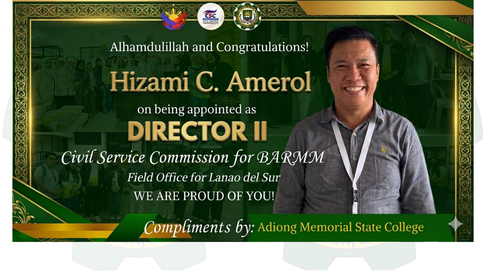 Alhamdulillah and Congratulations!